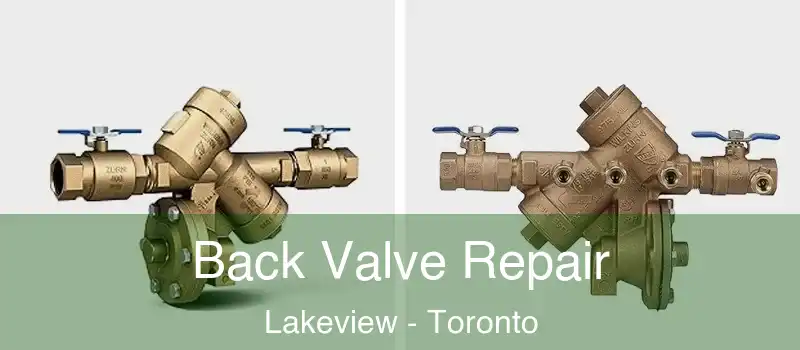 Back Valve Repair Lakeview - Toronto