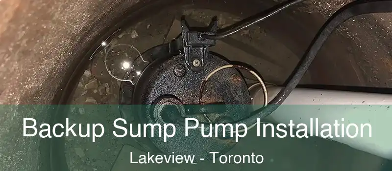  Backup Sump Pump Installation Lakeview - Toronto