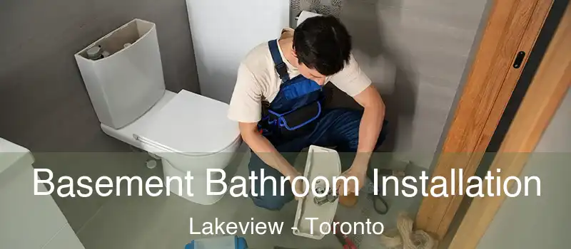 Basement Bathroom Installation Lakeview - Toronto