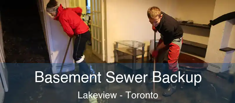 Basement Sewer Backup Lakeview - Toronto