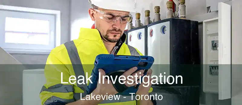  Leak Investigation Lakeview - Toronto