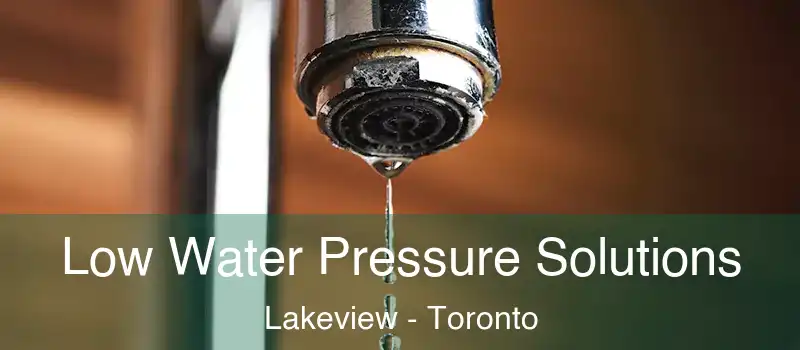  Low Water Pressure Solutions Lakeview - Toronto
