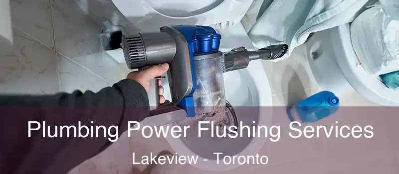  Plumbing Power Flushing Services Lakeview - Toronto