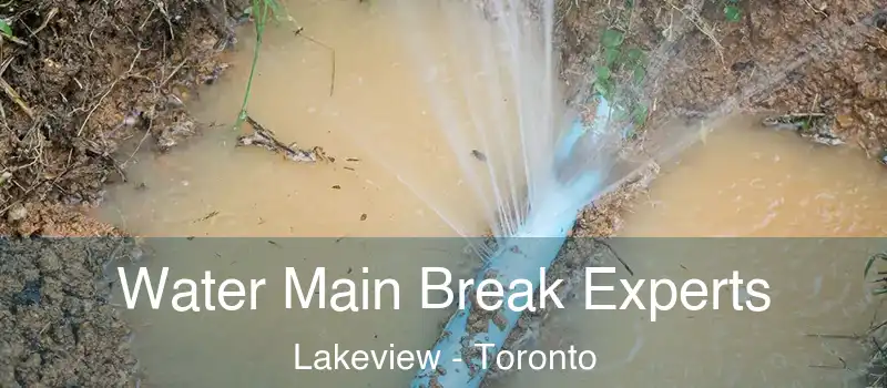  Water Main Break Experts Lakeview - Toronto